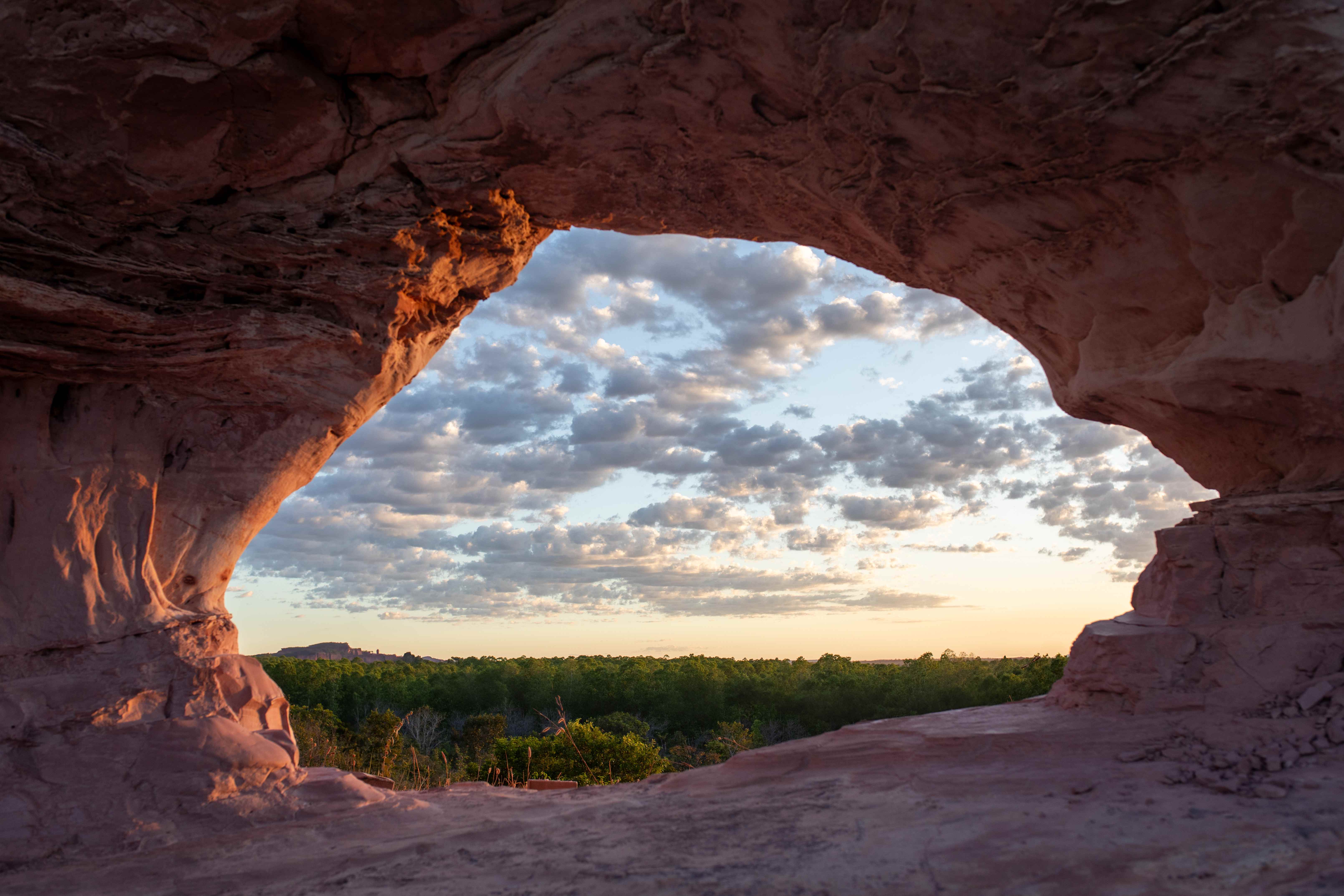 Pedra Furada - formação rochosa icônica ao entardecer